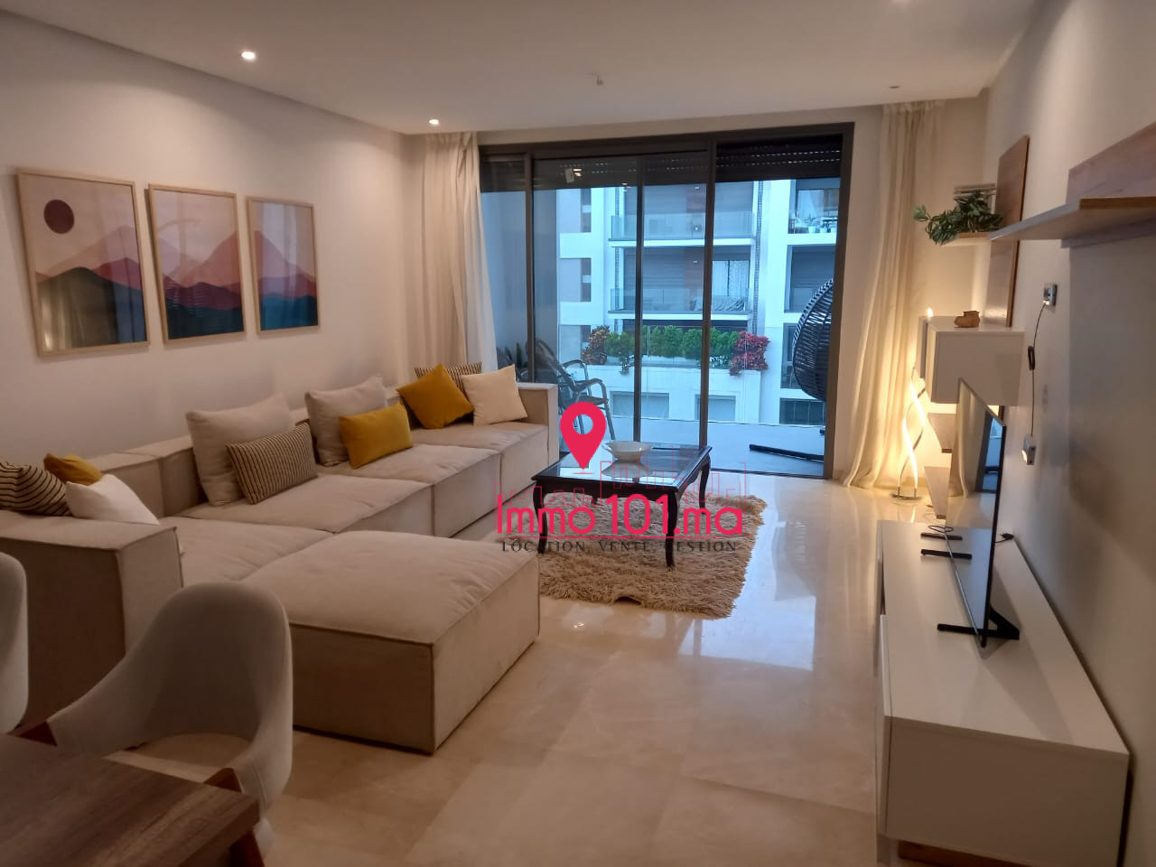 Location appartement meublé à l’Orangeraie - Souissi ZLLAM2355